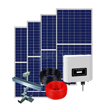 Kit Gerador Fotovoltaico 5,04kWp - 650kWh/mês DEYE/OSDA FIB/MADEIRA