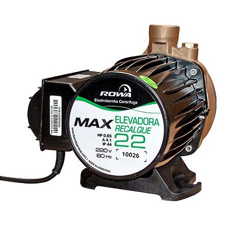 Eletrobomba Rowa Max 22 Sanitária - 100 L/m - ROWA