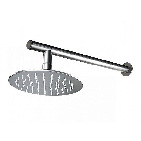 Ducha Cascata De 12'' Aço inox Com Cano de1/2'' Vazão: 6,0 - SODRAMAR