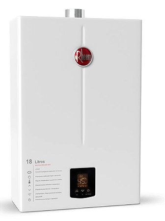 Aquecedor de Passagem Digital 22 l/m - GLP - RHEEM