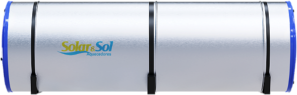 Boiler 2500 litros / BAIXA PRESSÃO / INOX 316L / SolareSol