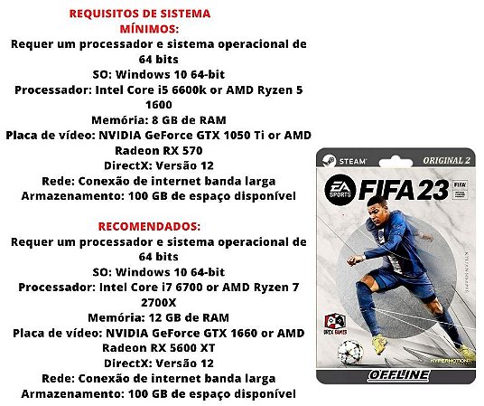 FIFA 23 PC STEAM/ORIGIN - EDIÇÃO DE - Steam - GGMAX