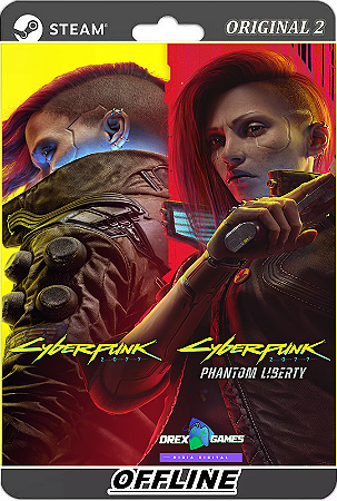 Cyberpunk 2077 + Phantom Liberty PC Steam Offline - Modo Campanha