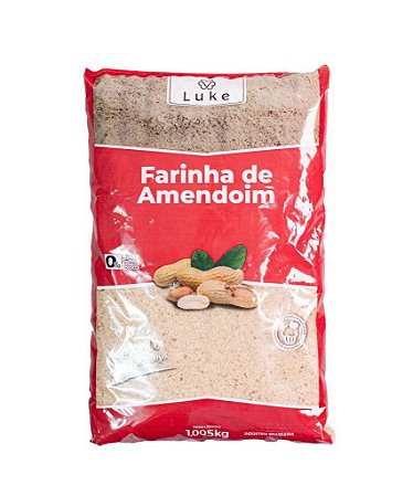 FARINHA DE AMENDOIM 1,005KG - LUKE ALIMENTOS