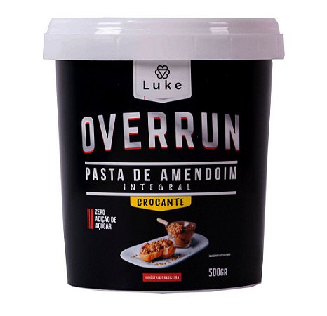 OVERRUN CROCANTE 500GR - LUKE ALIMENTOS