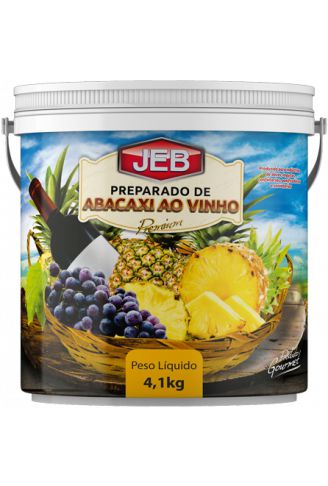 Preparado Abacaxi Ao Vinho 4,1kg - Jeb