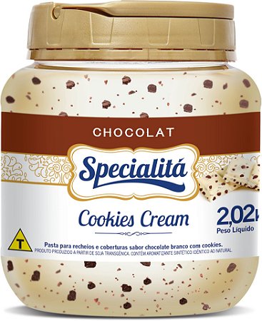 Recheio Cookies Cream 2,020kg - Duas Rodas