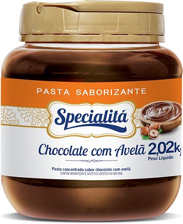 Chocolate C/ Avelã Pasta Sab. 2kg - Duas Rodas
