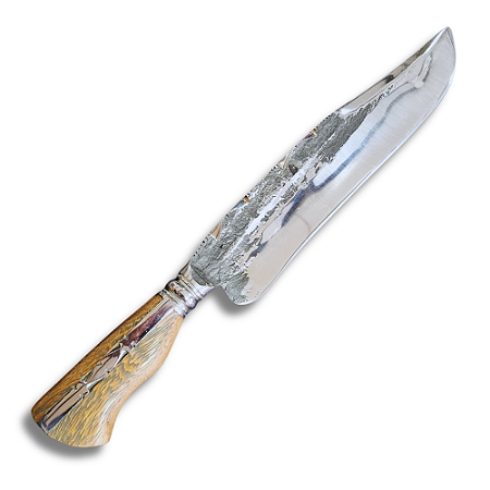 Faca Forjada 12" - 13 mm de Espessura Full Tang Noble Wood