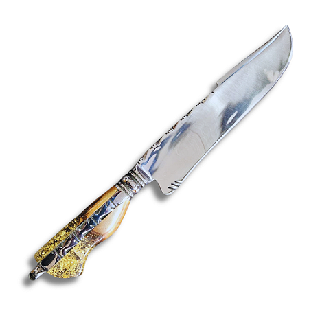 Faca Forjada 12" - 10 mm de Espessura Quebra Gelo