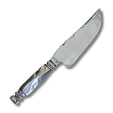 Faca Forjada 10" - 11 mm Espessura Brut Forge Lisa
