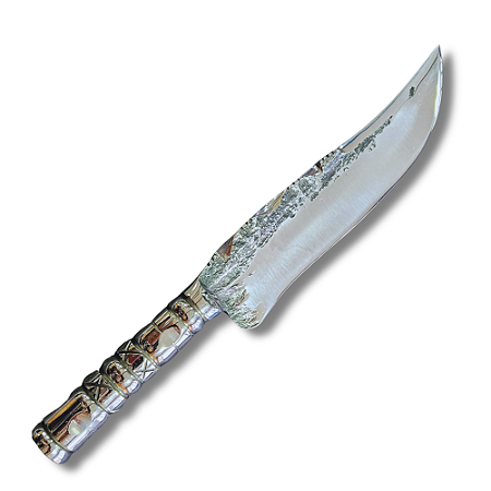 Faca Forjada 11" - 16mm de Espessura Fulltang - Brut Forge Cabo X
