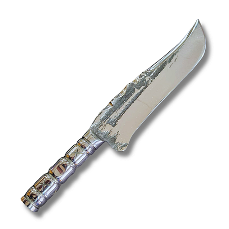 Faca Forjada 11" - 13,5 mm de Espessura Brut Forge Trabalhada em X