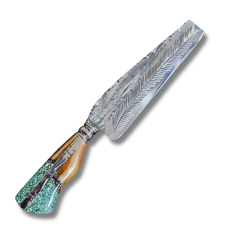 Faca Forjada 11" - 11 mm de Espessura  Folha De Trigo