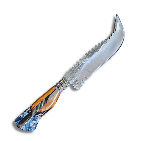 Faca Forjada 11" - 13 mm de Espessura Dragão