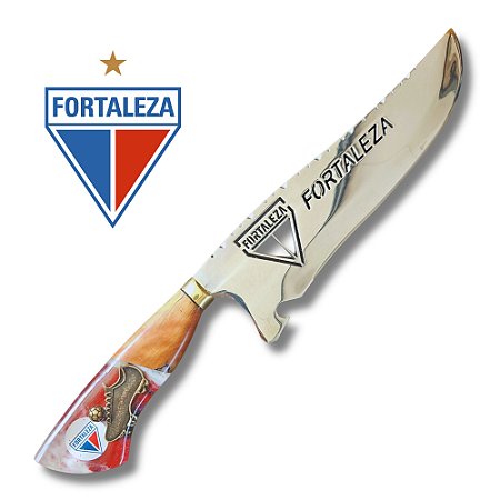Faca De Churrasco Picanheira Do Fortaleza 10" Personalizada - 4mm