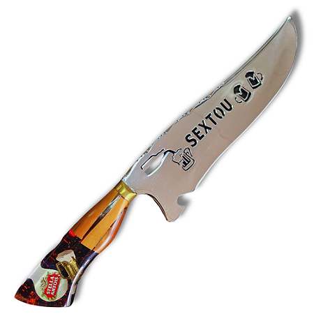 Faca Picanheira 10" Premium Sextou Stella Artois