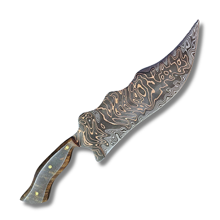 Faca 9,5" Damasco Tiger