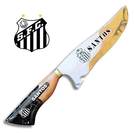 Faca Do Santos Picanheira Artesanal 10 polegadas em Aço Inox 420 – Personalizada 4mm