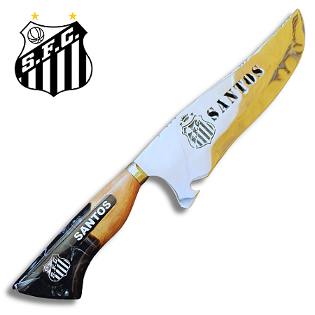 Faca De Churrasco picanheira Do Santos 10" Personalizada - 4mm