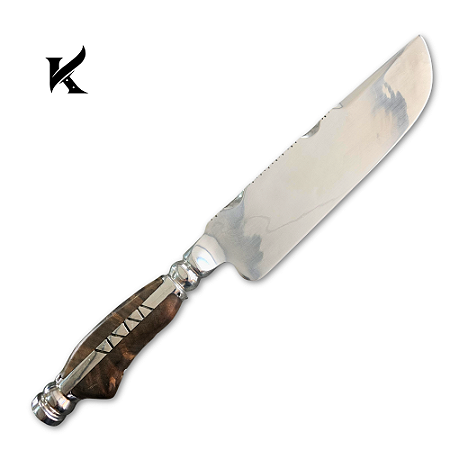 Faca Forjada 12" - Cabo Fulltang Inox 420 Cutelaria Artesanal