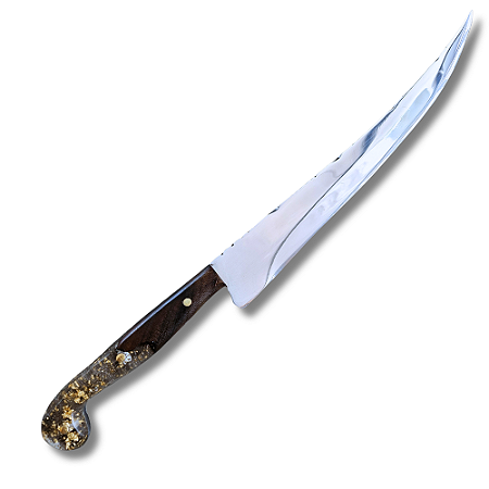 Faca Fileteira Em Inox 10" Personalizada - 4mm