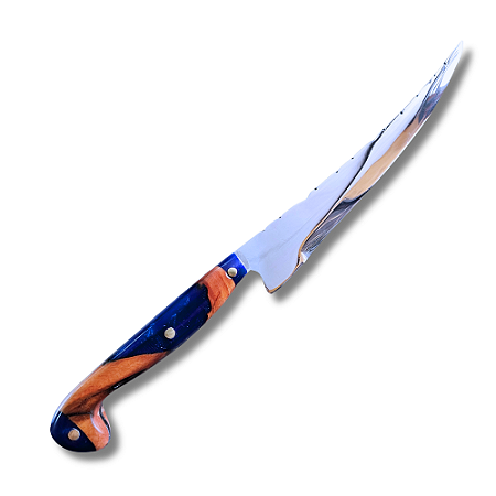 Faca Fileteira Em Inox 7" Personalizada - 4mm