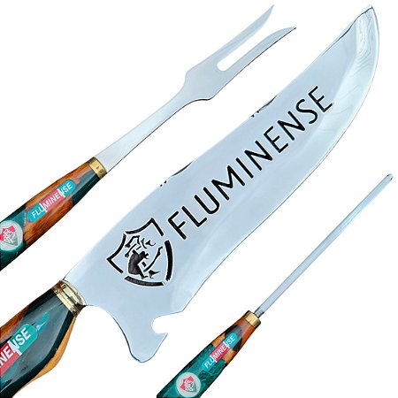 Kit Faca De Churrasco do Fluminense - Personalizado