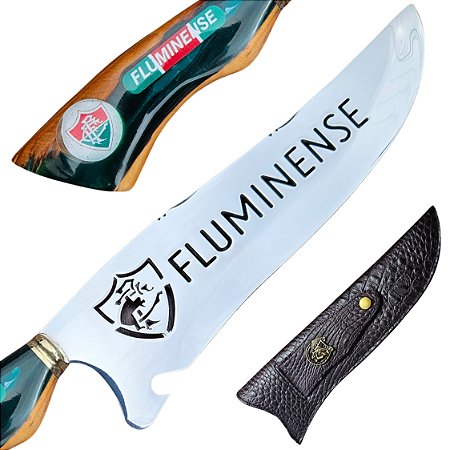 Faca Do Fluminense Picanheira Para Churrasco Artesanal – Personalizada