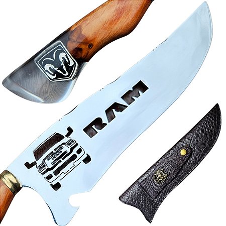 Faca Da Dodge Ram Picanheira Para Churrasco Artesanal – Personalizada