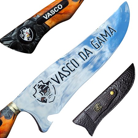 Faca Do Vasco Da Gama Picanheira Para Churrasco Artesanal – Personalizada