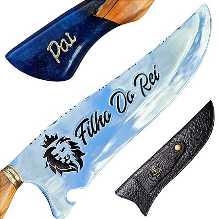 Faca De Jesus Picanheira Para Churrasco Artesanal – Personalizada