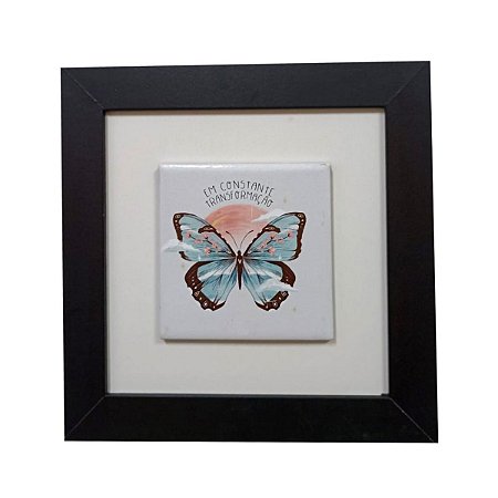 3001-034 Quadro de azulejo Decor - Borboleta azul