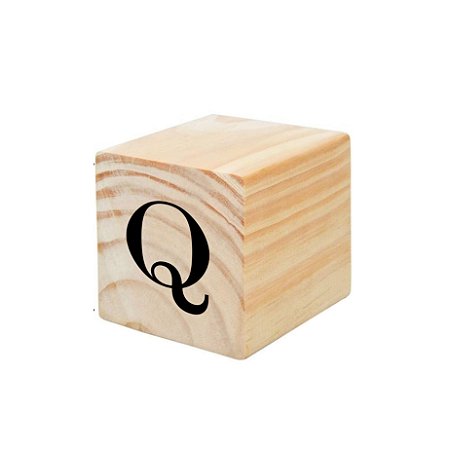 07-13-018 - Cubo Letras - Q