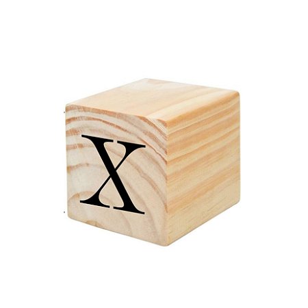 07-13-024 - Cubo Letras - X