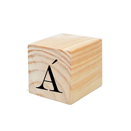 07-13-028 - Cubo Letras - Á