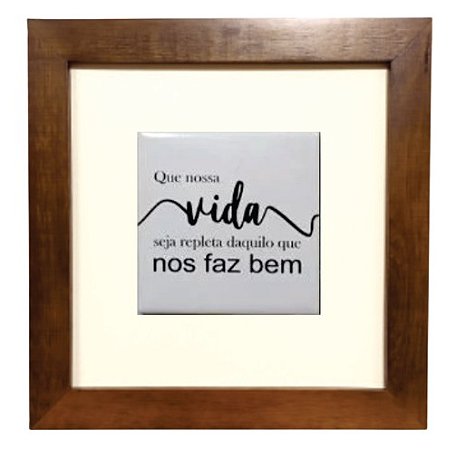 3001M-036 Quadro decor madeira - Vida