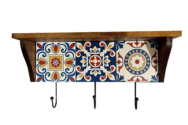 3015N-075 Prateleira 3 azulejos - Vitral