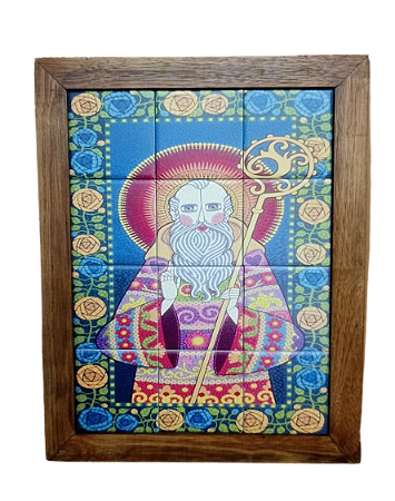 3093AM-143  Quadro de azulejo - São Bento Color