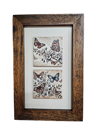 3002M-027 Quadro decor madeira - Borb Vintage
