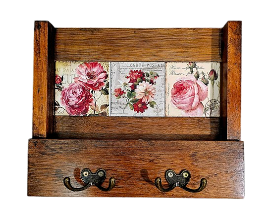 2100-018 Porta Chaves / Objetos - Florais