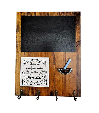 2600-007 Quadro  Azulejo Lousa - Bom Dia