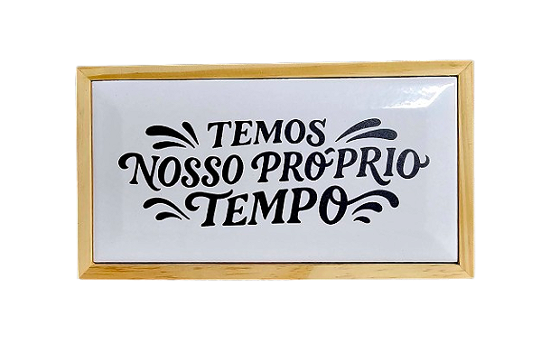 07-17-005 Quadrinho Pinus Azulejo - Tempo