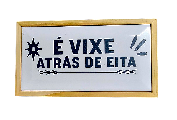 07-17-006 Quadrinho Pinus Azulejo - Vixe