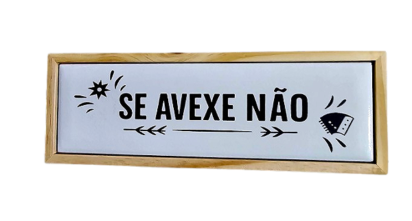 07-10-028 Quadrinho Pinus Azulejo - Se Avexe