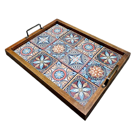 3096PM-123 Bandeja de Azulejo - Marroquino