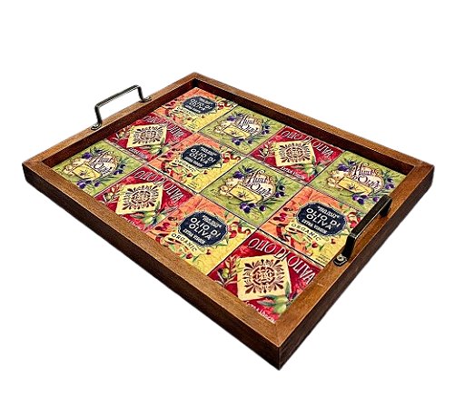 3096PM-131 Bandeja de Azulejo - Oliva