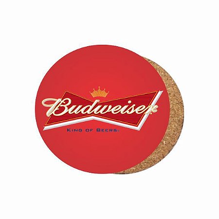 1880-C036 Suporte de copo Compensado - Budweiser