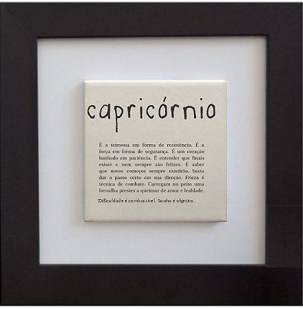 3001-012 Quadro de azulejo Decor - Signo Capricórnio