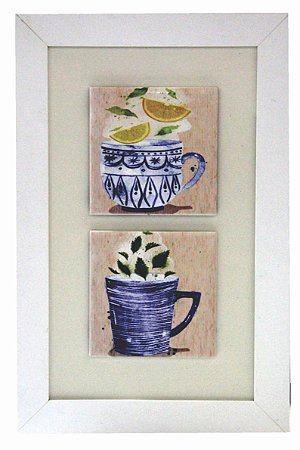 3002-007 Quadro de azulejo Decor - Canecas